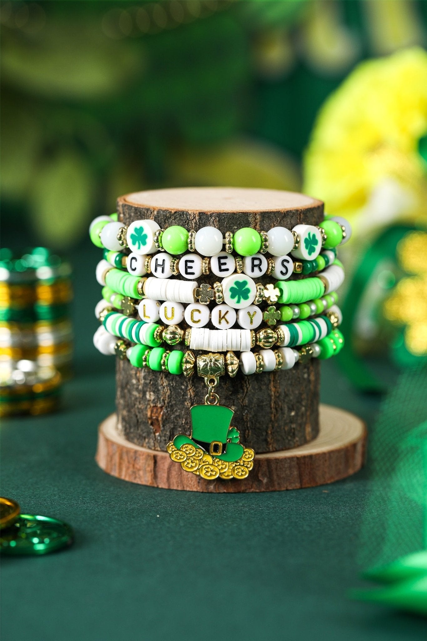 Alaina Multilayered 6pcs Bracelet Set - Hello Beautiful BoutiqueJewelryThreaded Pear