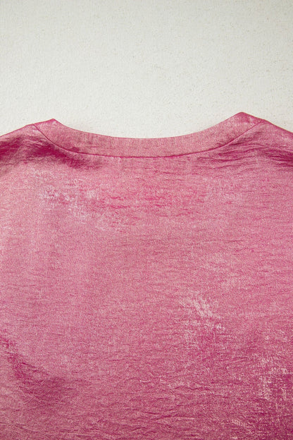 Alanna Metallic Cap Sleeve Top - Hello Beautiful BoutiqueTops & TeesThreaded Pear