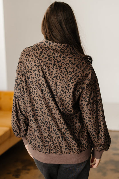 Alaya Quarter Zip Corduroy Sweatshirt - Hello Beautiful BoutiqueSweatshirts & HoodiesThreaded Pear