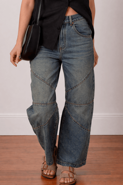 Alaya Straight High Waist Jeans - Hello Beautiful BoutiqueJeansThreaded Pear
