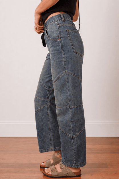 Alaya Straight High Waist Jeans - Hello Beautiful BoutiqueJeansThreaded Pear