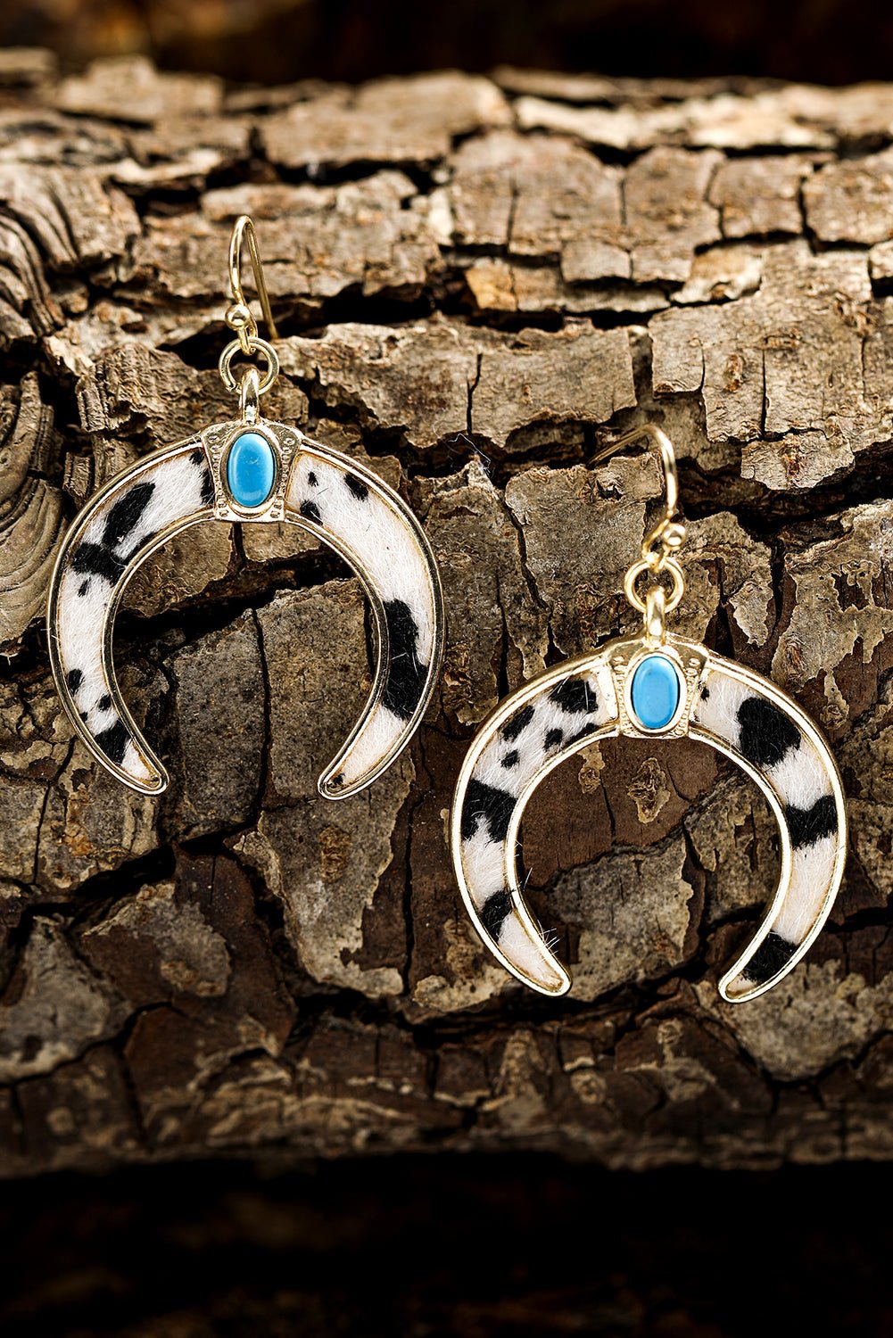 Alayah Crescent Shaped Dangle Earrings - Hello Beautiful BoutiqueJewelryThreaded Pear