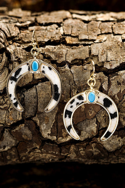Alayah Crescent Shaped Dangle Earrings - Hello Beautiful BoutiqueJewelryThreaded Pear