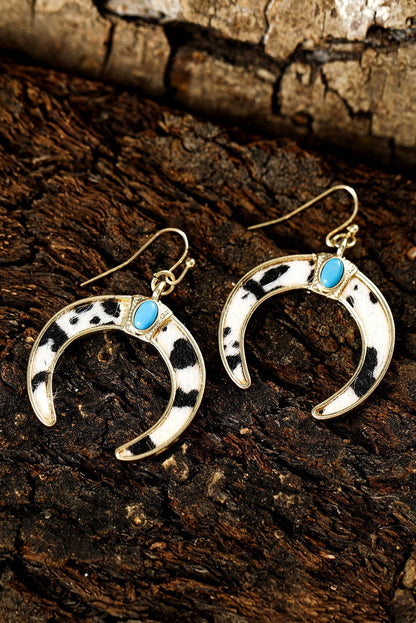 Alayah Crescent Shaped Dangle Earrings - Hello Beautiful BoutiqueJewelryThreaded Pear