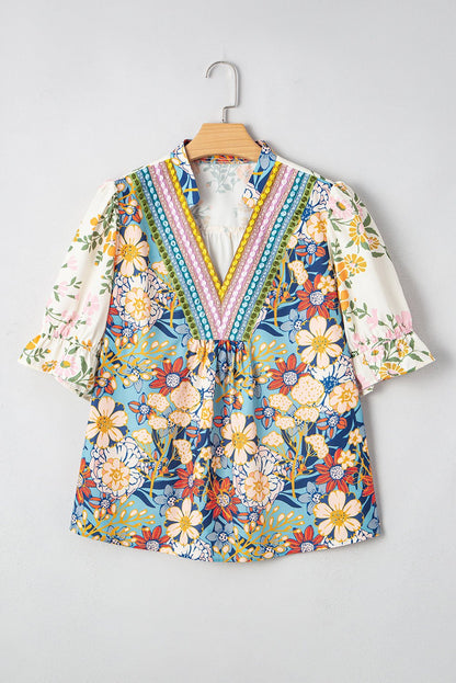 Alayna Woven Half Sleeve PLUS Blouse - Hello Beautiful BoutiquePlus Size Blouses & ShirtsThreaded Pear