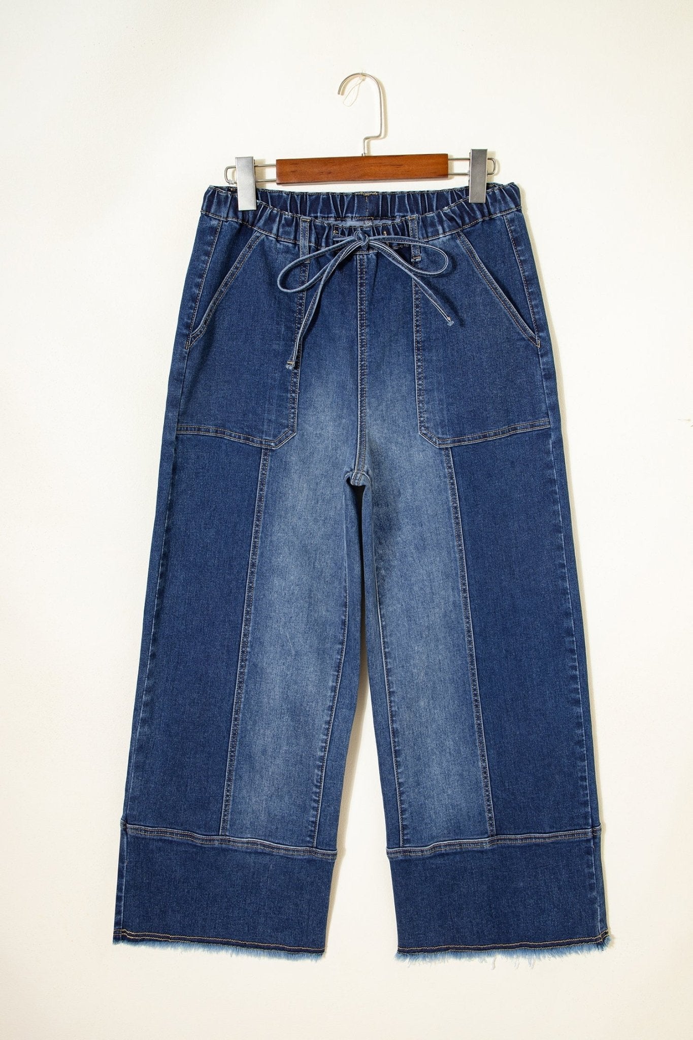 Aleah Hem Wide Leg Pants - Hello Beautiful BoutiqueJeansThreaded Pear