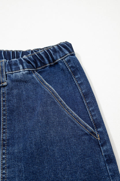 Aleah Hem Wide Leg Pants - Hello Beautiful BoutiqueJeansThreaded Pear