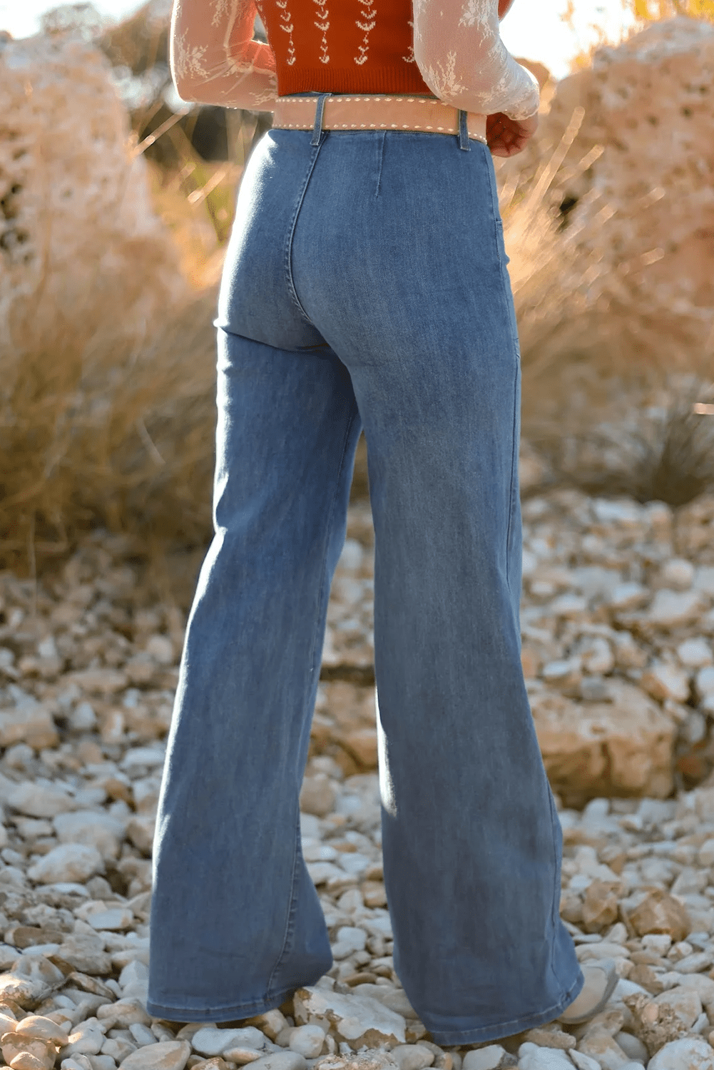 Aleah Waist Wide Leg Jeans - Hello Beautiful Boutique15% OFFThreaded Pear