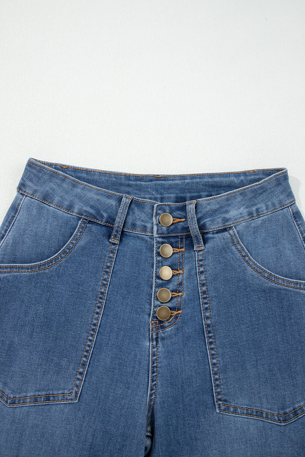 Aleah Waist Wide Leg Jeans - Hello Beautiful Boutique15% OFFThreaded Pear