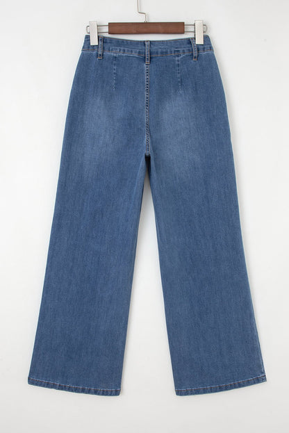 Aleah Waist Wide Leg Jeans - Hello Beautiful Boutique15% OFFThreaded Pear