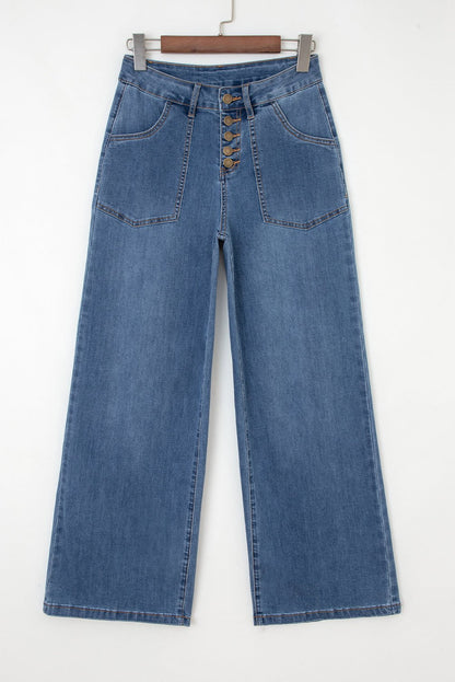 Aleah Waist Wide Leg Jeans - Hello Beautiful Boutique15% OFFThreaded Pear