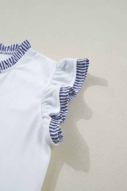 Aleena Ruffle Trim Sleeveless Dress - Hello Beautiful BoutiqueMini DressesThreaded Pear