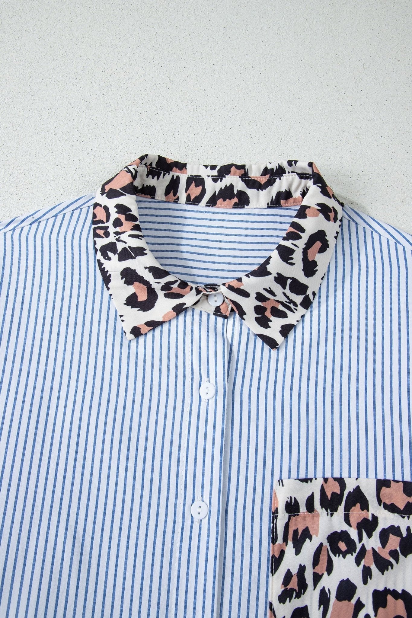 Aleia Chest Cuffed Sleeve Shirt - Hello Beautiful BoutiqueBlouses & ShirtsThreaded Pear