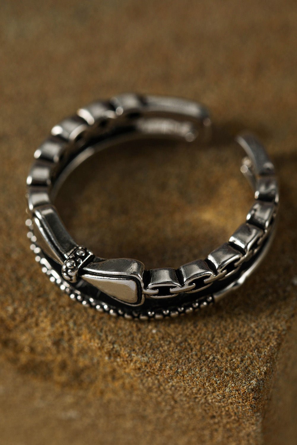 Alena alloy Double Tier Ring - Hello Beautiful BoutiqueJewelryThreaded Pear