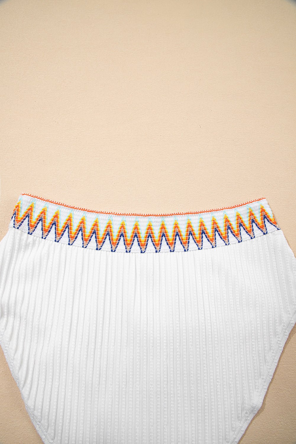 Alena High Waist 2pcs Swimsuit - Hello Beautiful BoutiqueHigh Waisted SwimsuitThreaded Pear