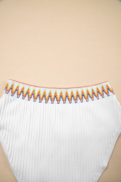 Alena High Waist 2pcs Swimsuit - Hello Beautiful BoutiqueHigh Waisted SwimsuitThreaded Pear