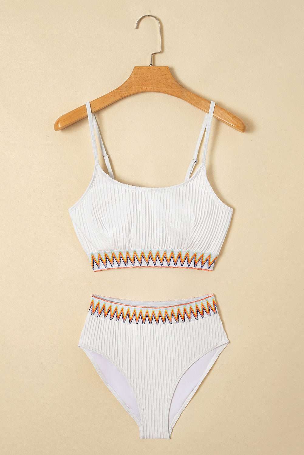 Alena High Waist 2pcs Swimsuit - Hello Beautiful BoutiqueHigh Waisted SwimsuitThreaded Pear