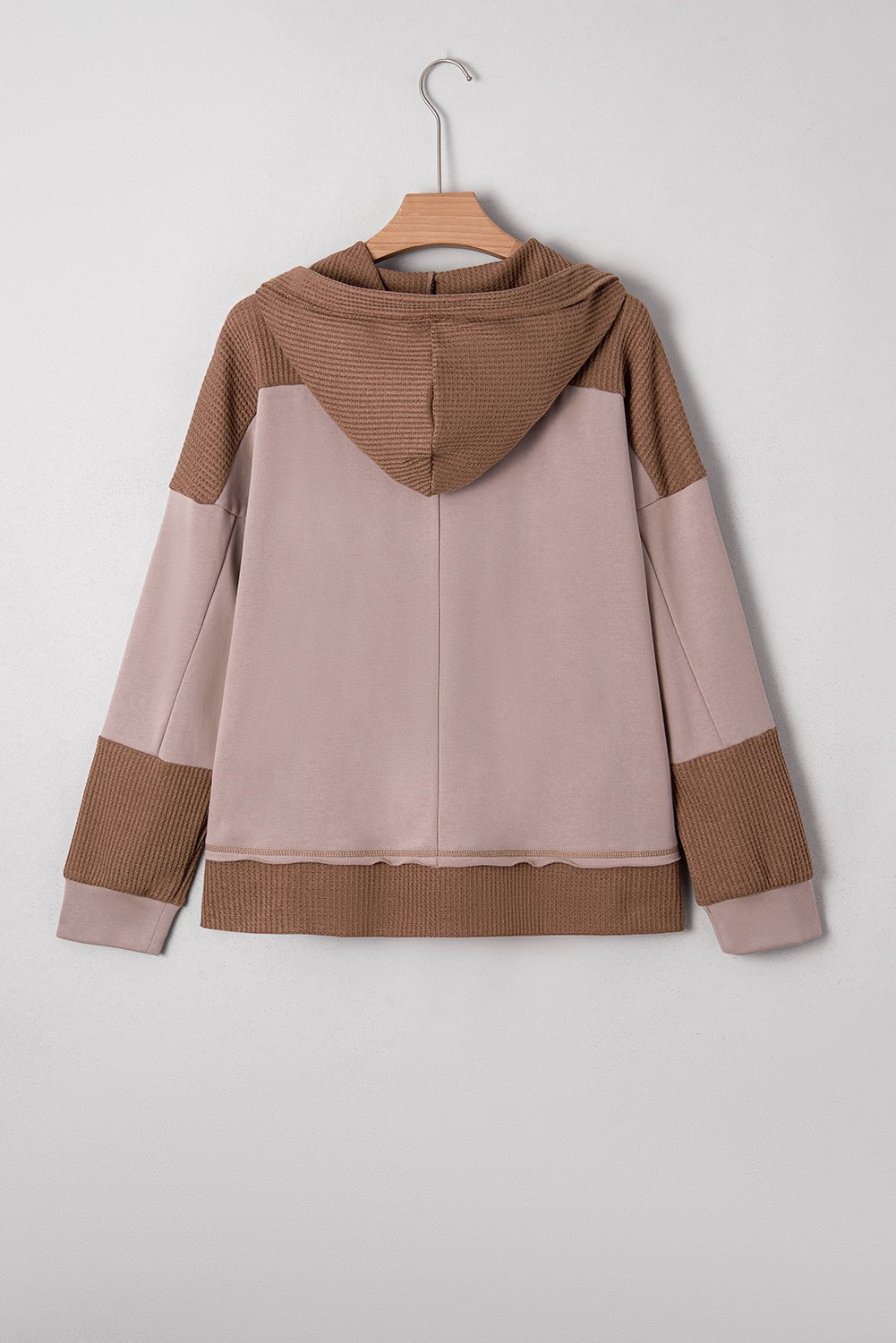 Alessia Exposed Seam Casual Hoodie - Hello Beautiful BoutiqueSweatshirts & HoodiesThreaded Pear
