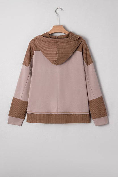 Alessia Exposed Seam Casual Hoodie - Hello Beautiful BoutiqueSweatshirts & HoodiesThreaded Pear