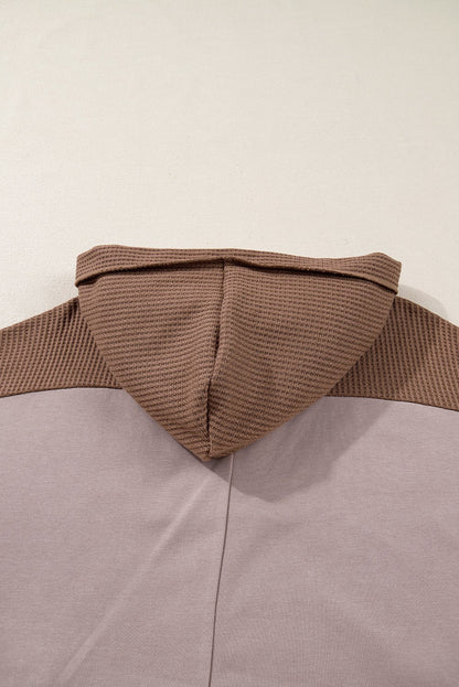Alessia Exposed Seam Casual Hoodie - Hello Beautiful BoutiqueSweatshirts & HoodiesThreaded Pear