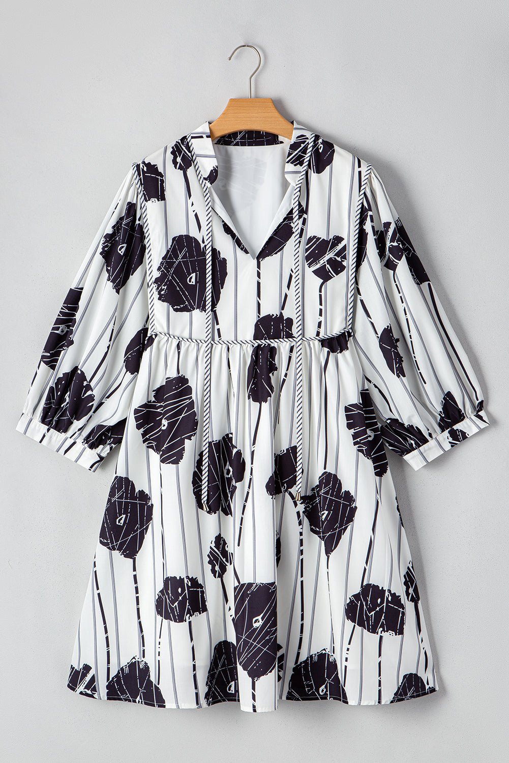 Alexa Lace Up Mini PLUS Dress - Hello Beautiful Boutique15% OFFThreaded Pear