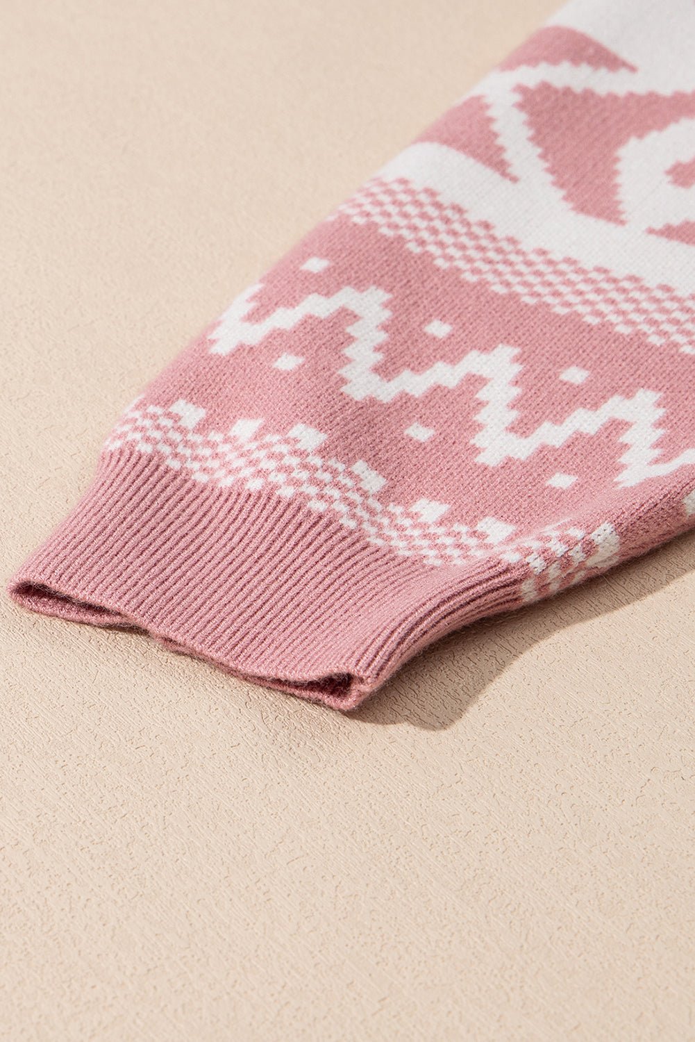 Alexandra abstract Print Pullover Sweater - Hello Beautiful BoutiqueSweatersThreaded Pear