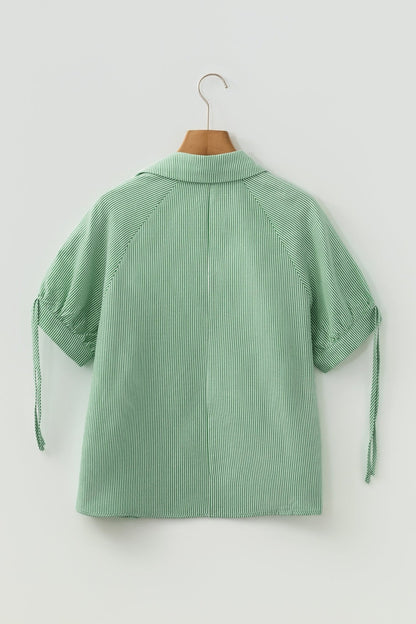 Alexandra Collared Half Sleeve Blouse - Hello Beautiful BoutiqueBlouses & ShirtsThreaded Pear