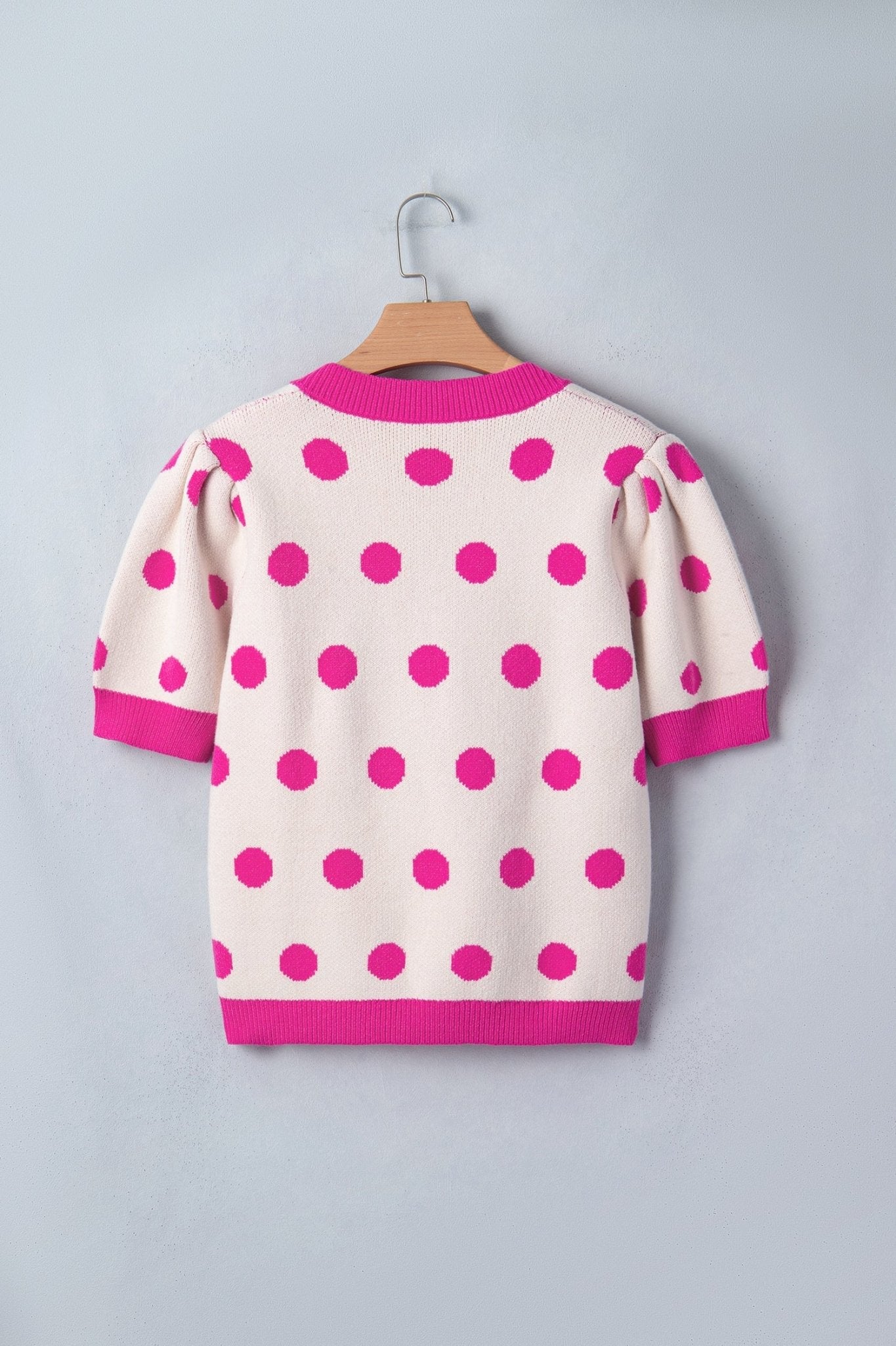 Alexia Puff Short Sleeve Sweater - Hello Beautiful BoutiqueShort Sleeve SweatersThreaded Pear