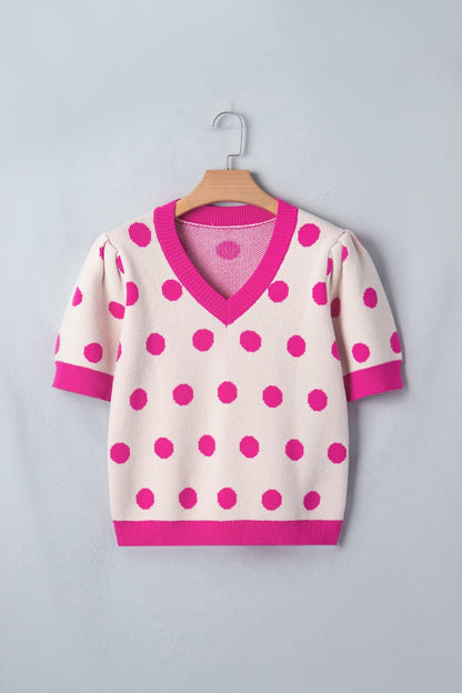 Alexia Puff Short Sleeve Sweater - Hello Beautiful BoutiqueShort Sleeve SweatersThreaded Pear
