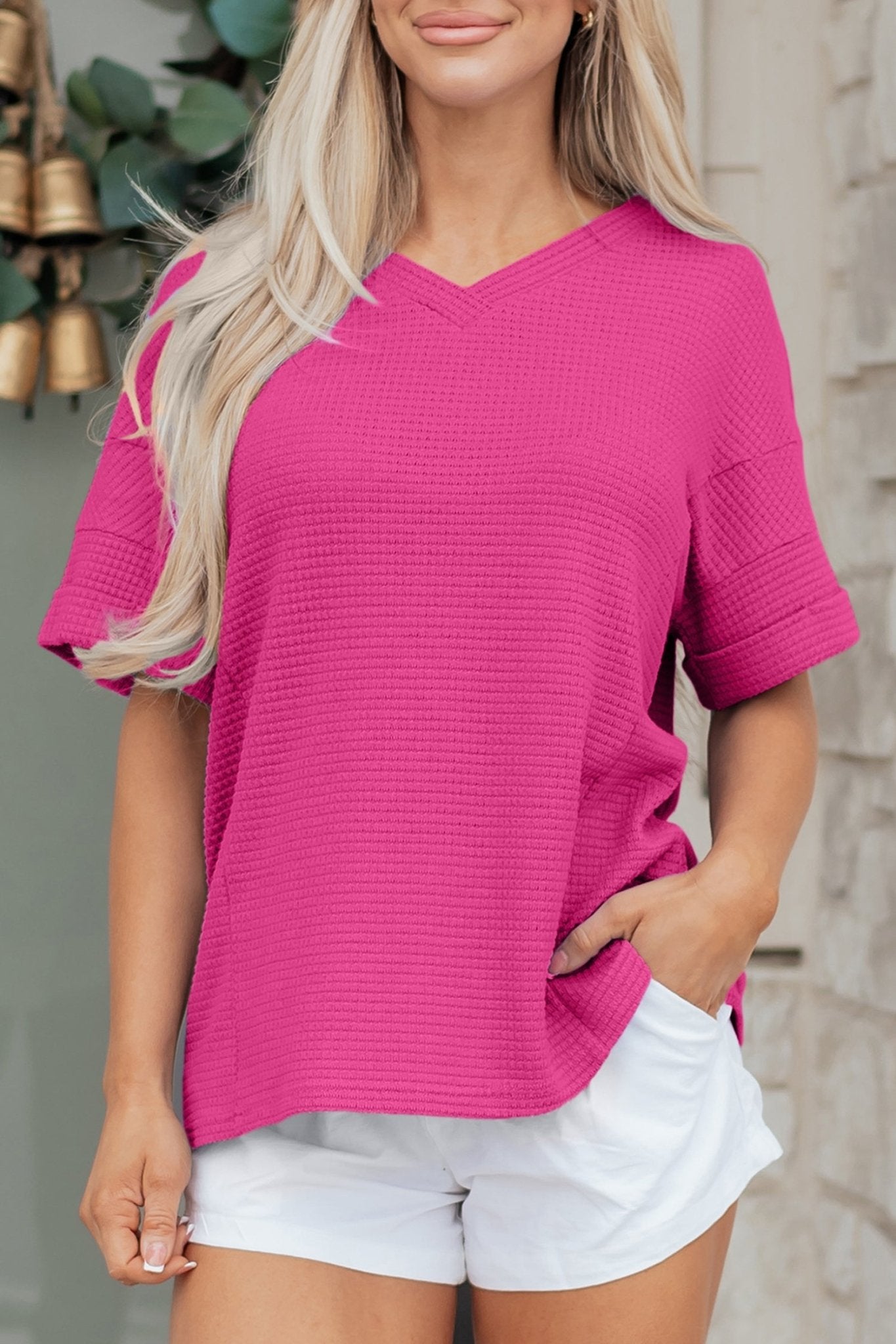 Alexia Short Sleeve Knit Top - Hello Beautiful BoutiqueTops & TeesThreaded Pear