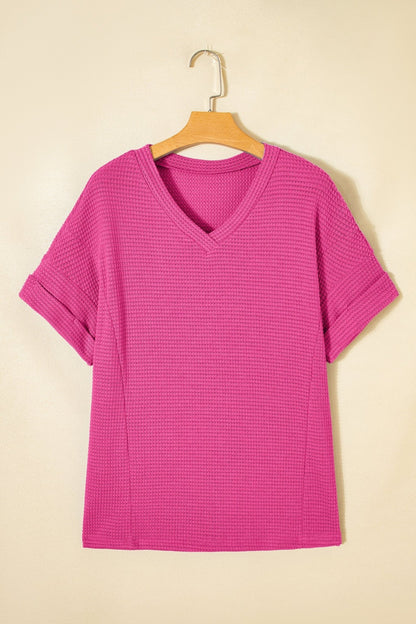 Alexia Short Sleeve Knit Top - Hello Beautiful BoutiqueTops & TeesThreaded Pear