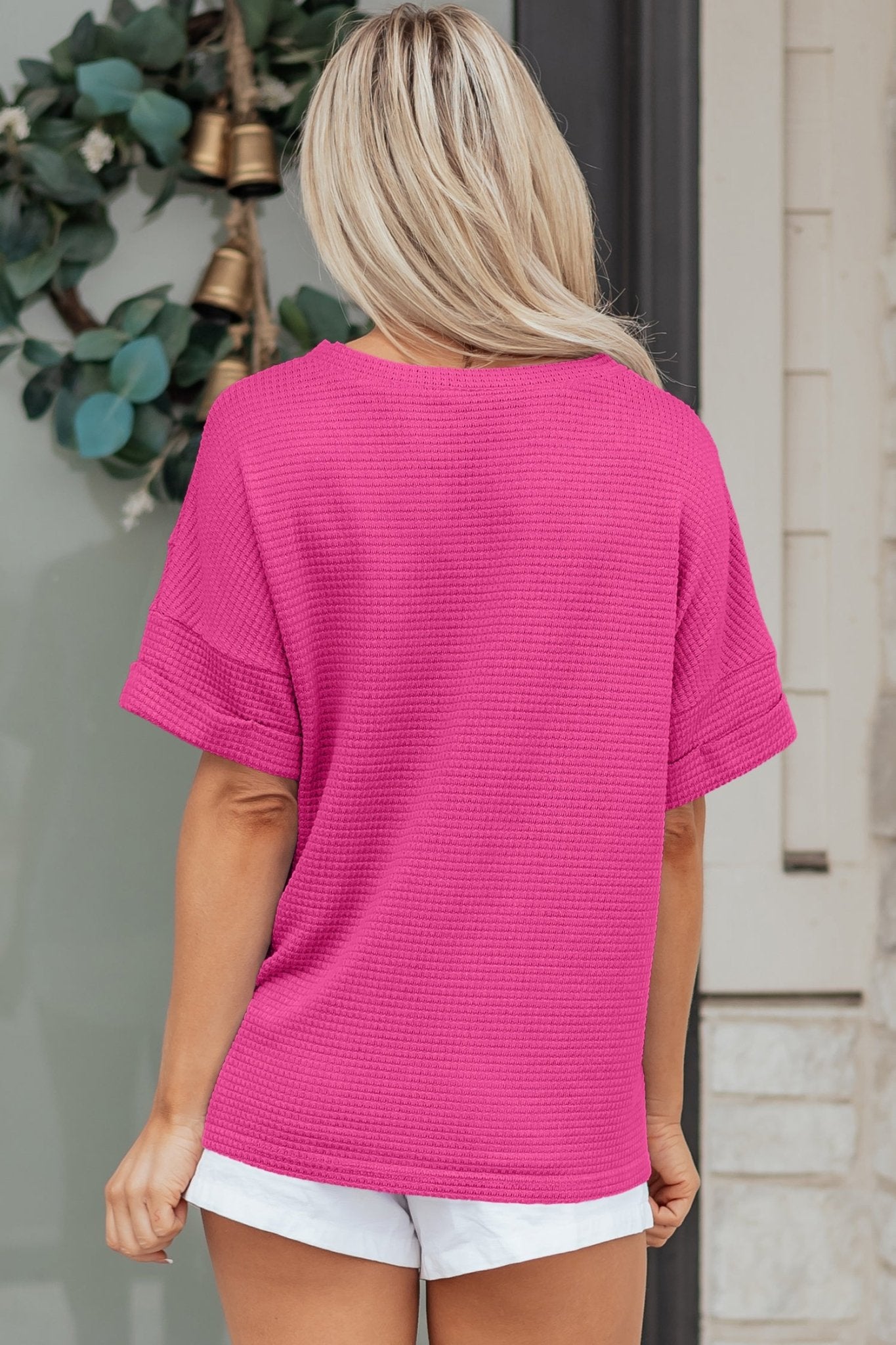 Alexia Short Sleeve Knit Top - Hello Beautiful BoutiqueTops & TeesThreaded Pear