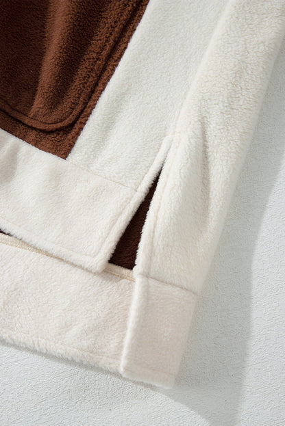 Alia Patchwork Down Fleece Shacket - Hello Beautiful BoutiqueJacketsThreaded Pear