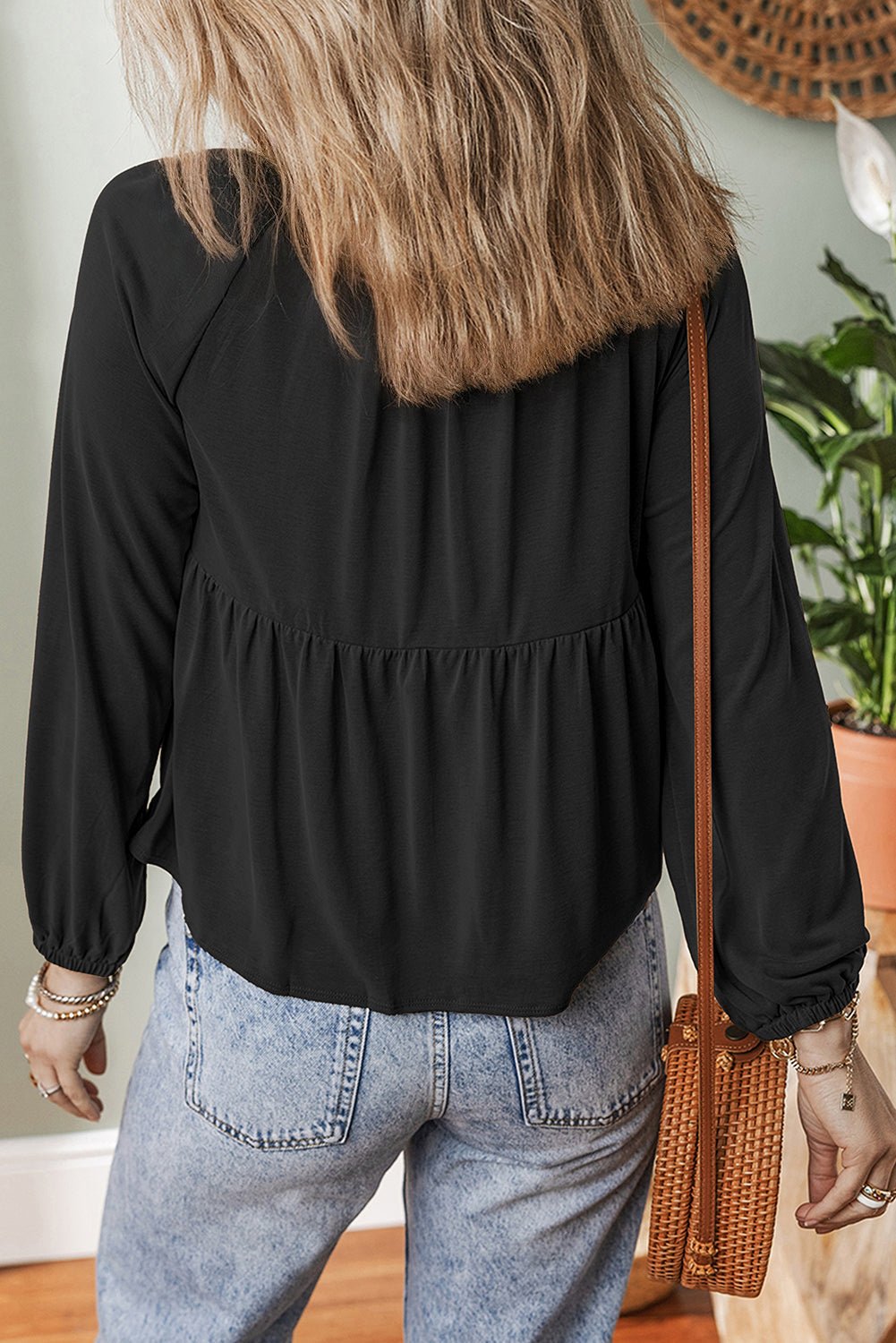 Aliana Bust Flow Fit Blouse - Hello Beautiful BoutiqueBlouses & ShirtsThreaded Pear