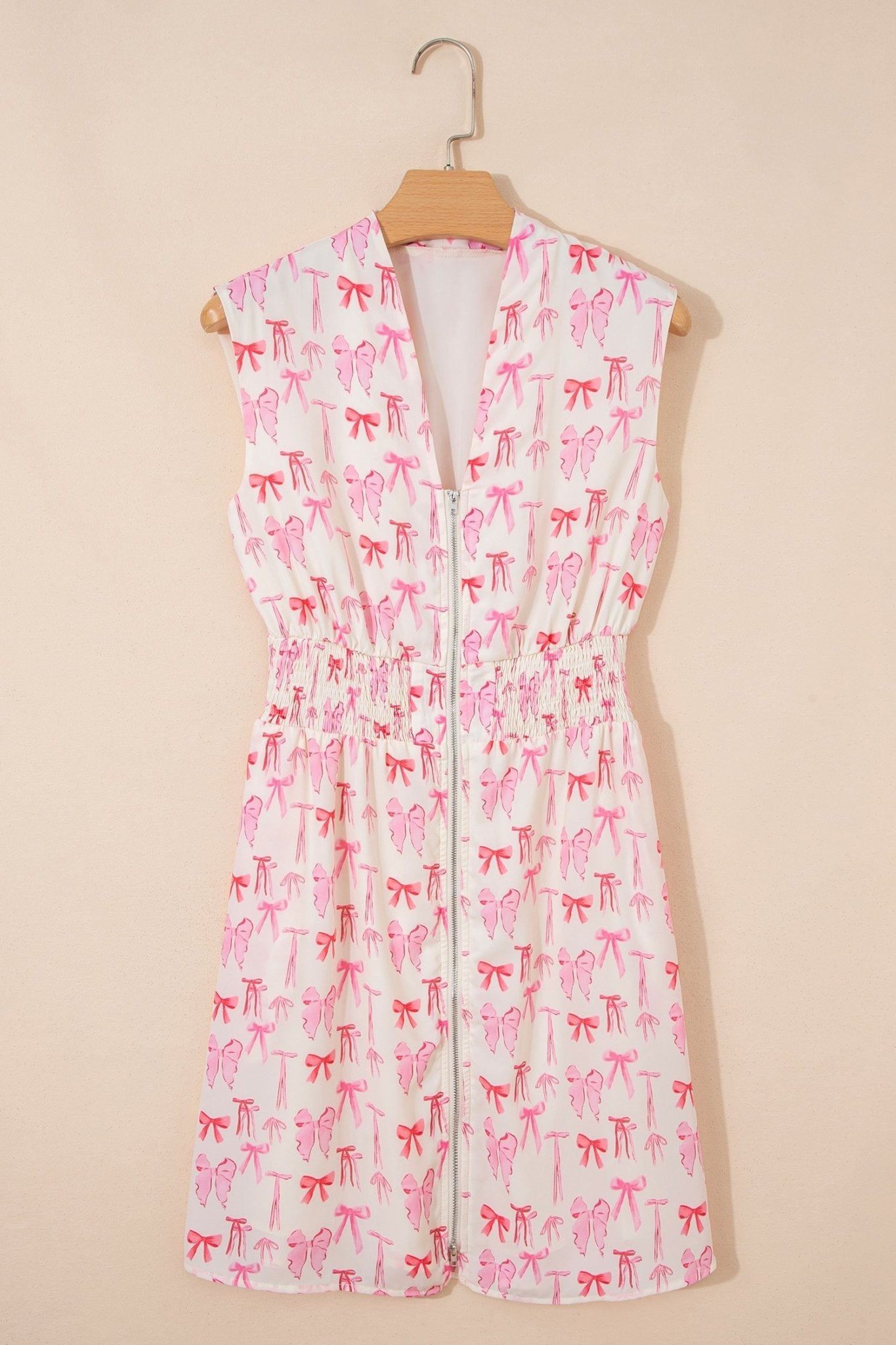 Alianna Sleeveless Bow Mini Dress - Hello Beautiful BoutiqueMini DressesThreaded Pear