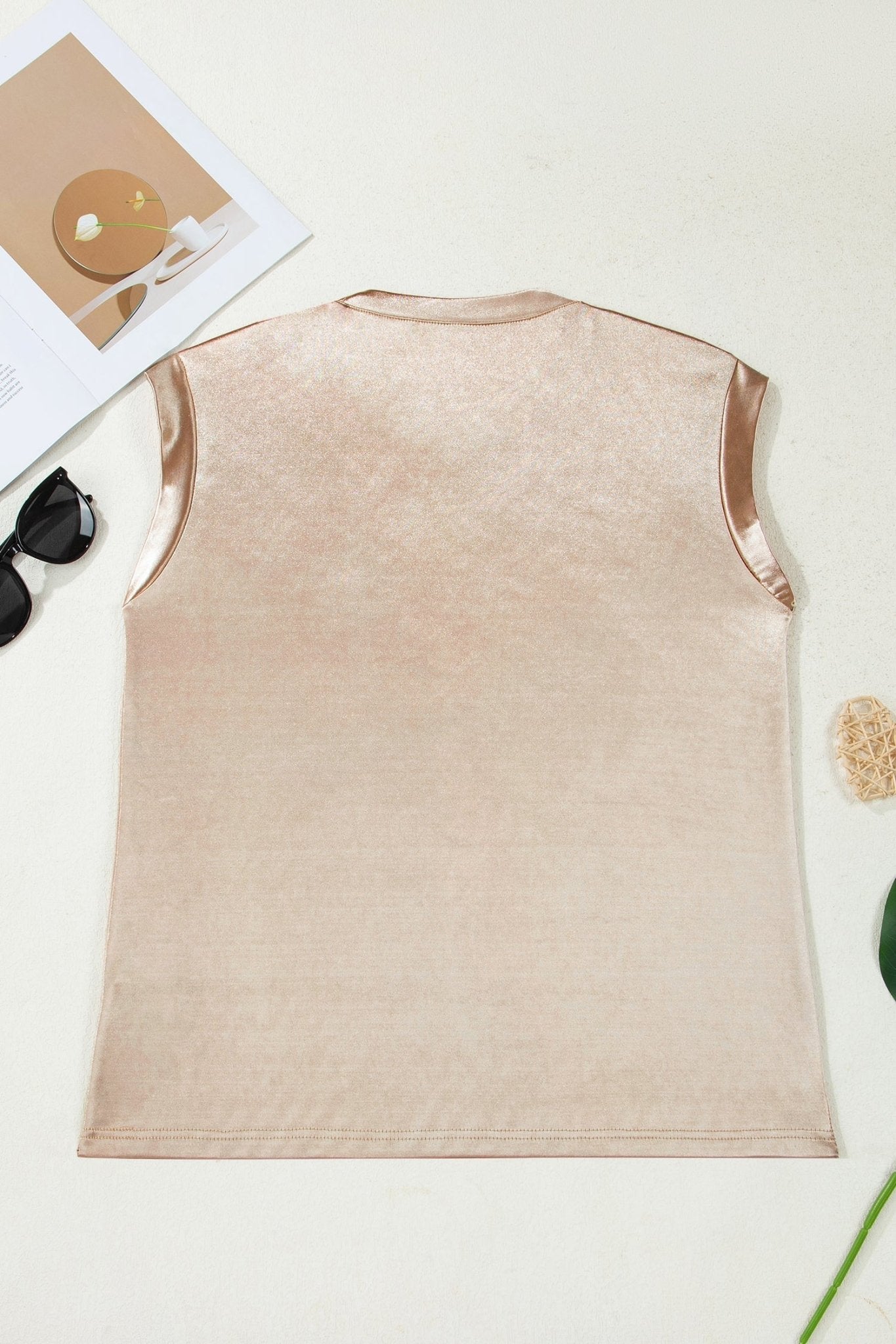 Alicia Metallic Tank Top - Hello Beautiful BoutiqueTank TopsThreaded Pear