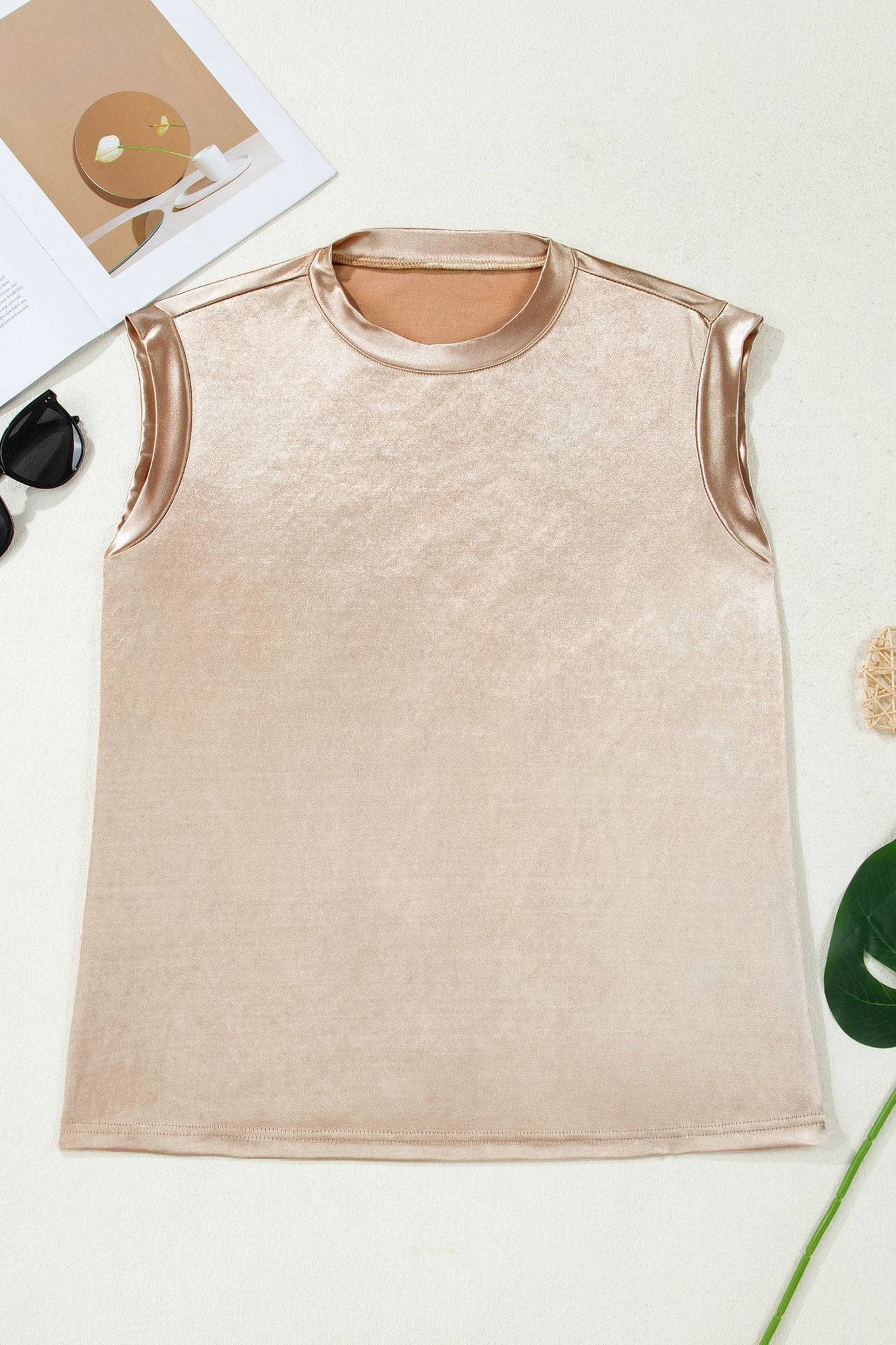 Alicia Metallic Tank Top - Hello Beautiful BoutiqueTank TopsThreaded Pear