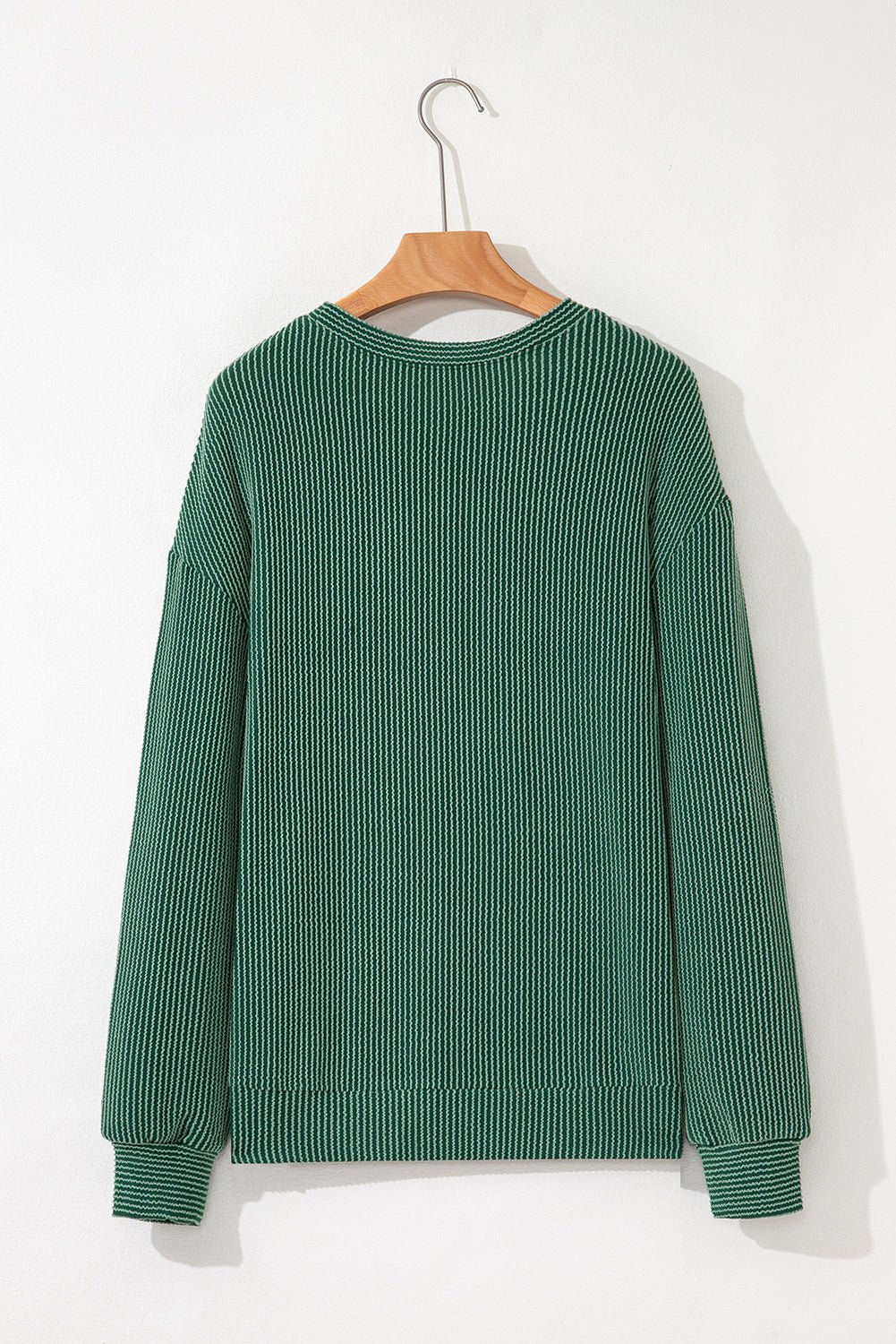 Aliella Letter Graphic Loose Long Sleeve Top - Hello Beautiful BoutiqueLong Sleeve TopsThreaded Pear