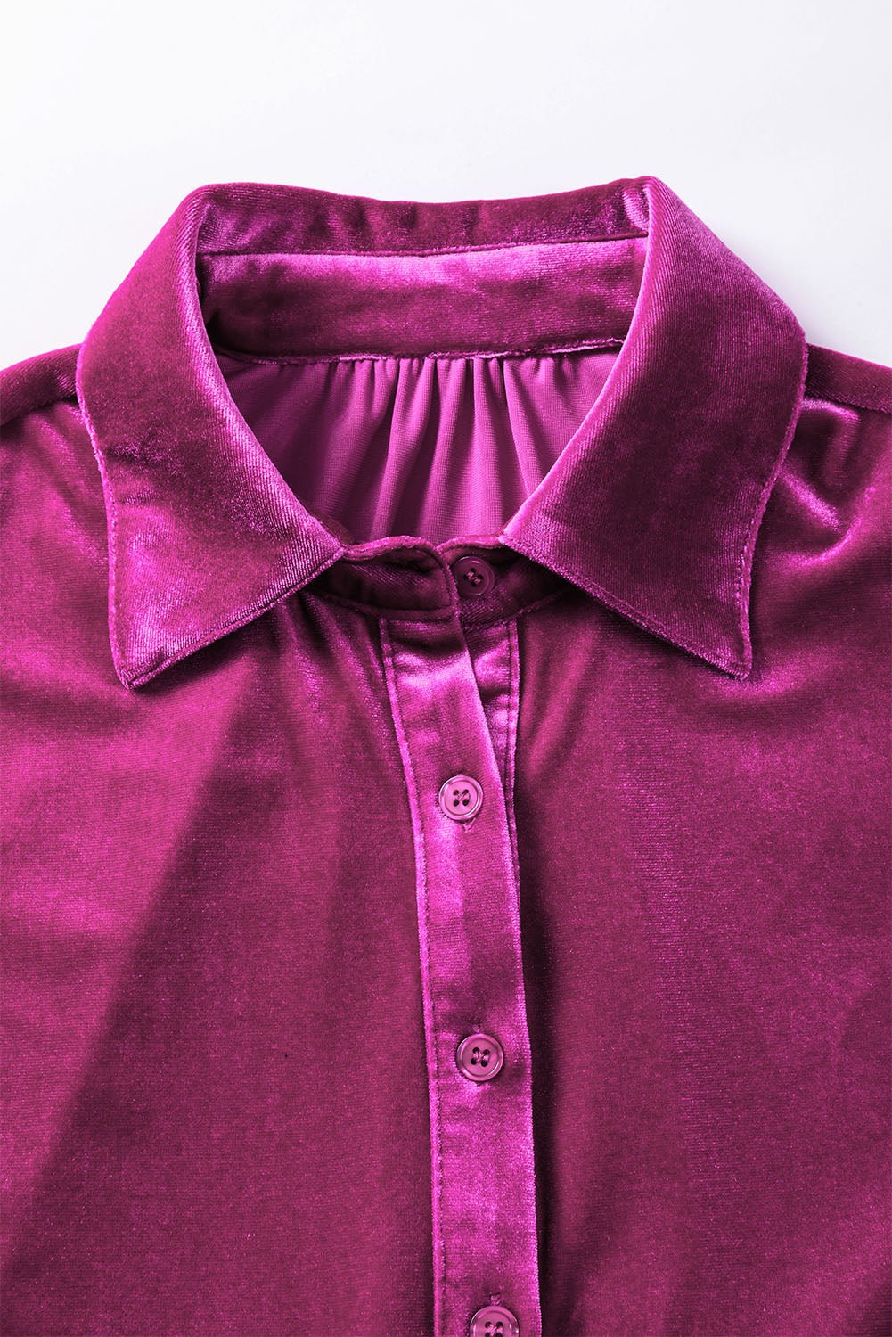 Alilana Tunic Babydoll Velvet Shirt - Hello Beautiful BoutiqueBlouses & ShirtsThreaded Pear