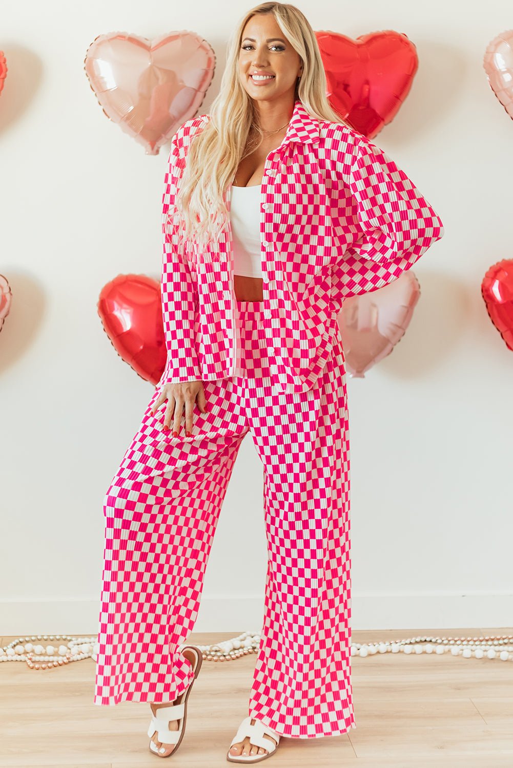 Alina Checkered Shirt - Hello Beautiful Boutique20% OFFThreaded Pear