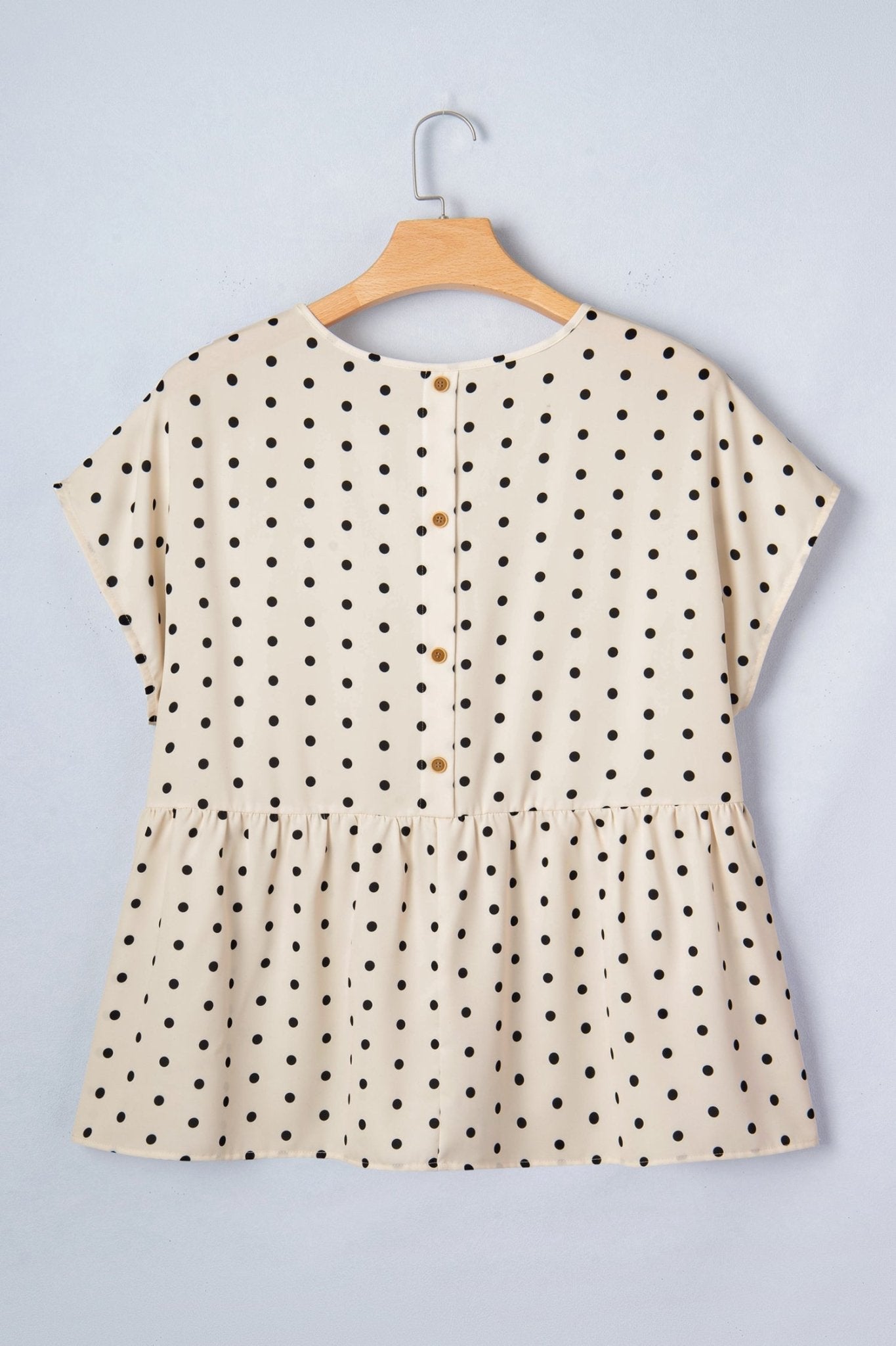 Alison Short Sleeve Babydoll PLUS Blouse - Hello Beautiful BoutiquePlus Size Blouses & ShirtsThreaded Pear