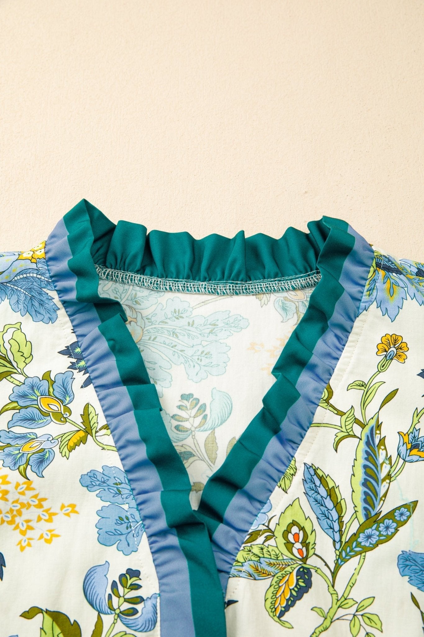Alisson Short Sleeve Floral PLUS Blouse - Hello Beautiful BoutiquePlus Size Blouses & ShirtsThreaded Pear