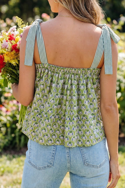 Alisson Straps Babydoll Tank Top - Hello Beautiful BoutiqueTank TopsThreaded Pear