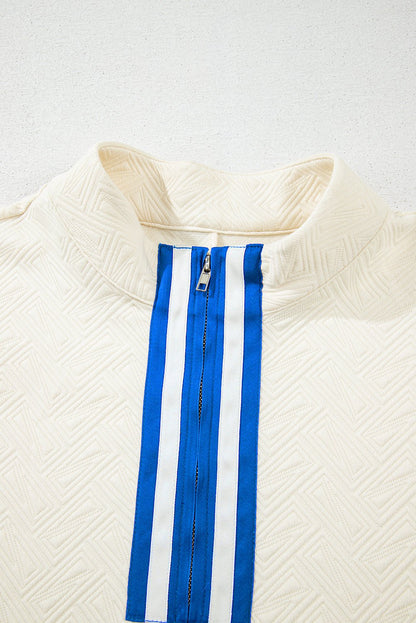 Alivia Half Zip Textured PLUS Top - Hello Beautiful Boutique15% OFFThreaded Pear