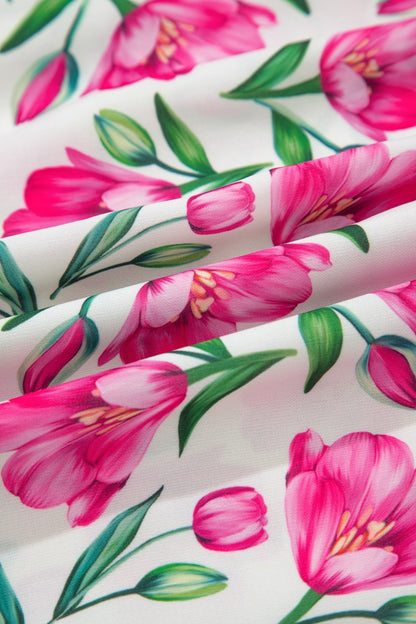 Aliya Block Trim Short Dress - Hello Beautiful BoutiqueFloral DressesThreaded Pear