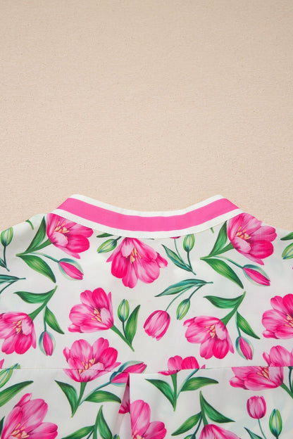 Aliya Block Trim Short Dress - Hello Beautiful BoutiqueFloral DressesThreaded Pear