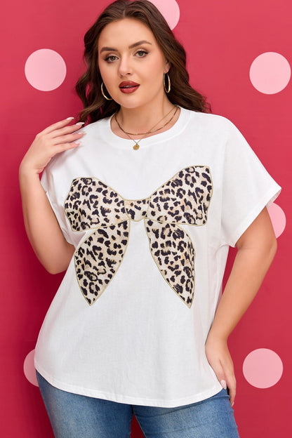 Aliya Patch Casual T PLUS Shirt - Hello Beautiful BoutiquePlus Size Tops & TeesThreaded Pear