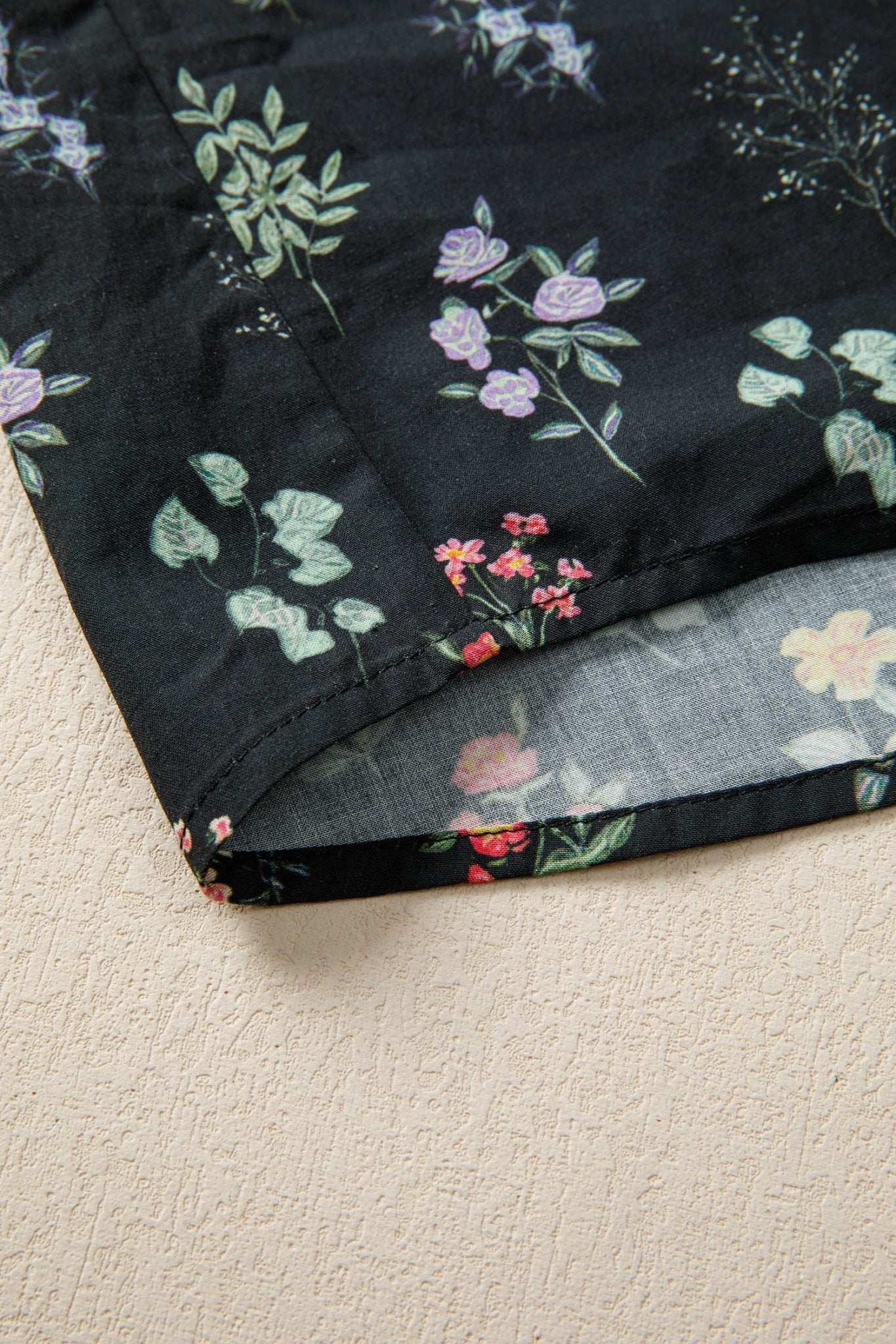 Aliya Short Sleeve Floral Shirt - Hello Beautiful BoutiqueBlouses & ShirtsThreaded Pear
