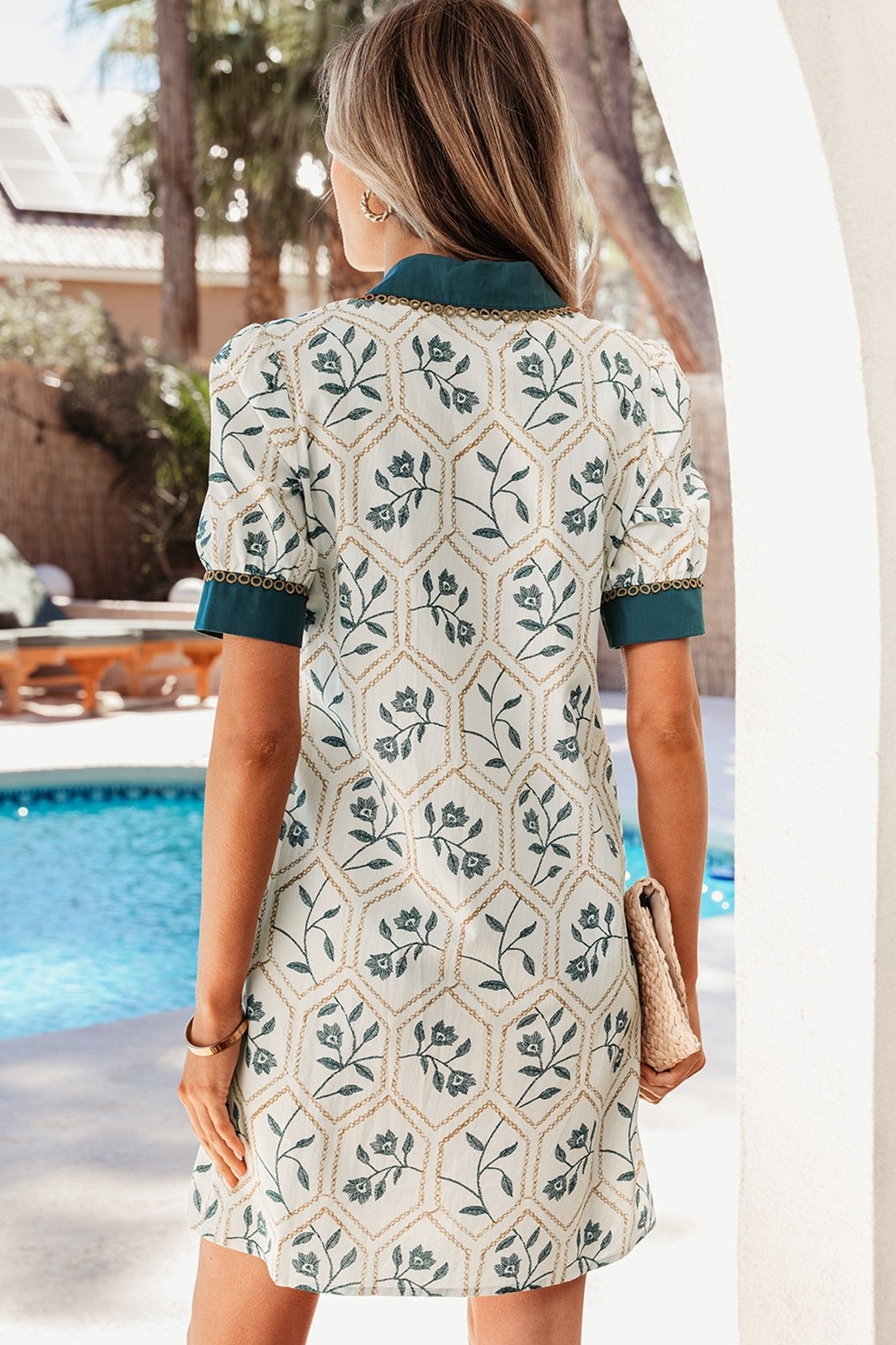 Allie Short Sleeve Mini Dress - Hello Beautiful BoutiqueMini DressesThreaded Pear