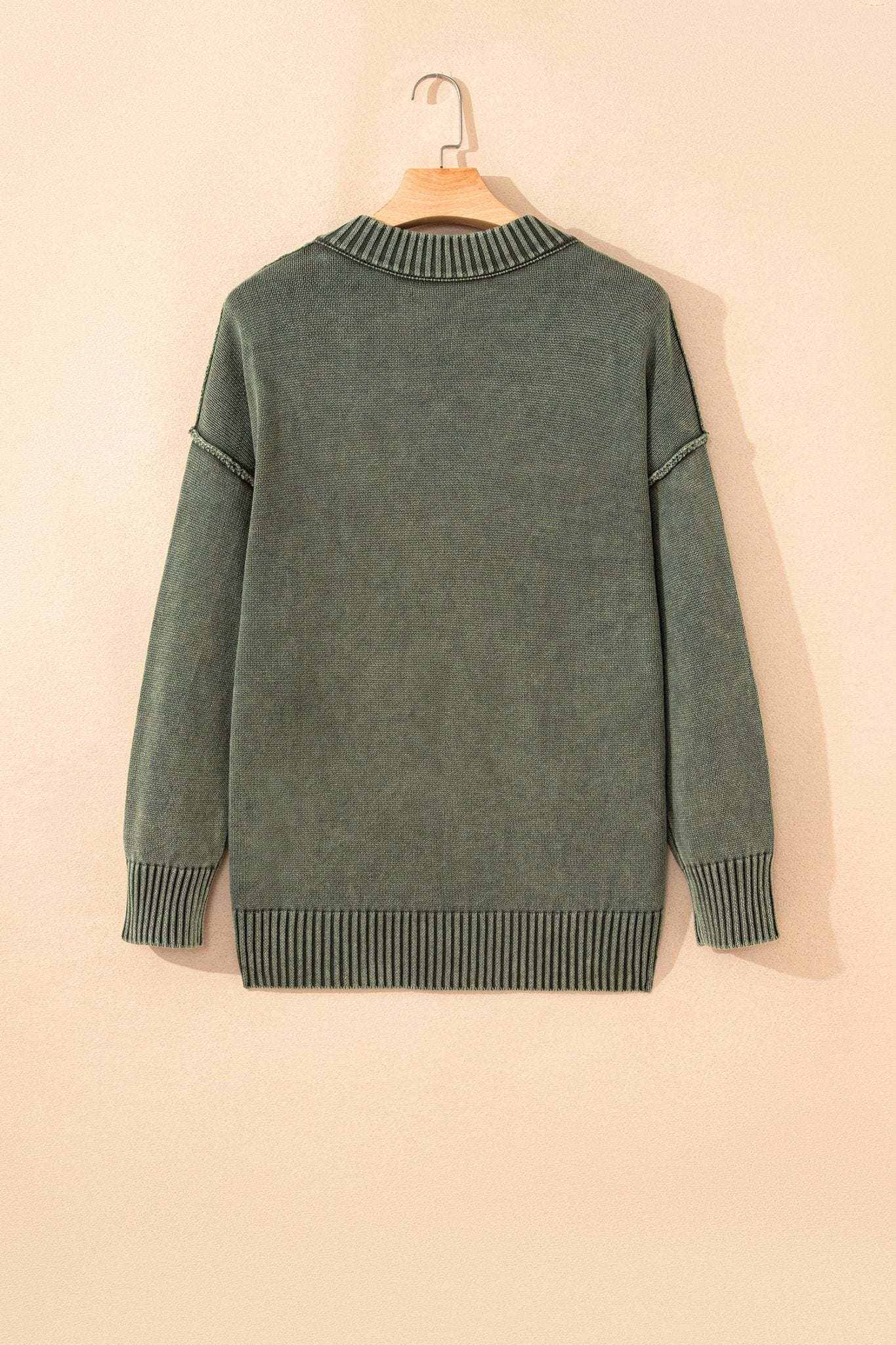 Alma Drop Shoulder Loose Sweater - Hello Beautiful BoutiqueSweatersThreaded Pear